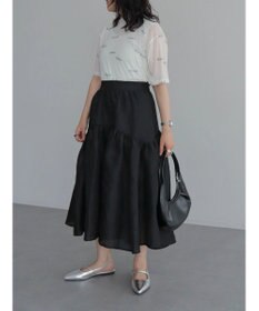 Green Parks ジャガードボリュームスカート