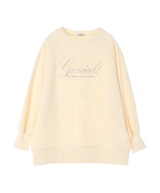 earth music&ecology 裏毛ロゴチュニック