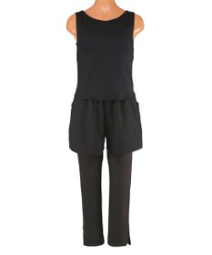 San-ai Resort（三愛水着楽園） 【再入荷】WEB限定商品　ポケット付きハーフジップラッシュパーカー＋リブタンキニ水着+レギンス5点セット【Beach Queen（ビーチクイーン）】