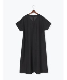 Te chichi 麻調サックワンピース