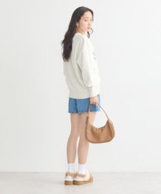 earth music&ecology チャンピオン　ｅｍａｅプリント裏毛プルオーバー