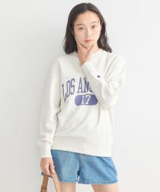 earth music&ecology チャンピオン　ｅｍａｅプリント裏毛プルオーバー