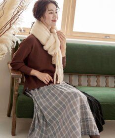 Tiaclasse 【SET UP】幅広いアイテムと相性抜群のニットトップスと女性らしさ溢れるスカートセット