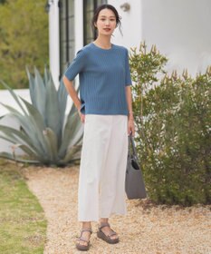 J.PRESS LADIES L 【洗える・抗菌防臭】VISCOSE STRETCH サマー ニット