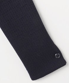 ANY SIS リップルボーダーストレッチ ノーカラージャケット