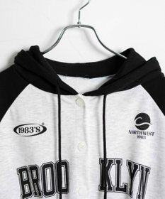 WEGO カレッジカットパーカー