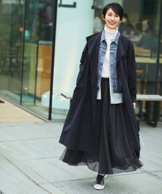 UNFILO 【洗える/シワになりにくい】撥水ナイロンタフタワッシャー