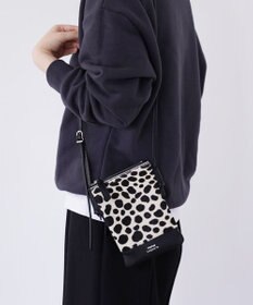 Hekhèr Le Style de Vie 【日本製】ハラコ×シュリンクレザー スマートフォンポシェット