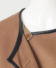 23区 L 【エステータ】MTRウールカシミヤリバー マント