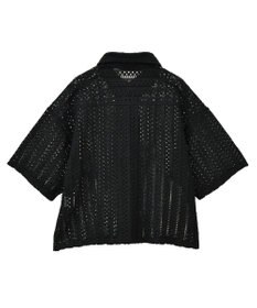 Green Parks インド綿 　衿付きレースシャツ