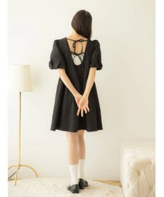 earth music&ecology バックオープンチュニックワンピース