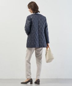 J.PRESS LADIES S 【2way】VINAジェットオックス ノーカラー コート