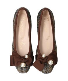 Bridget Birkin 【Bridget Birkin】ビッグパールリボンフラットシューズ