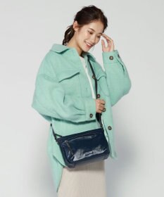 LA BAGAGERIE コーティングキャンバス ミニショルダーバッグ