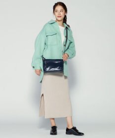 LA BAGAGERIE コーティングキャンバス ミニショルダーバッグ