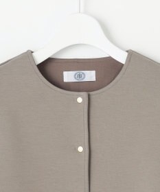 J.PRESS LADIES L 【洗える】ダンボールジャージー ブルゾン