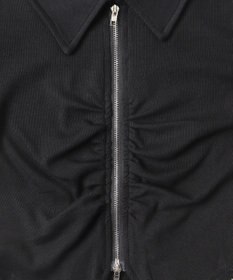 WEGO フロントギャザーWジップT