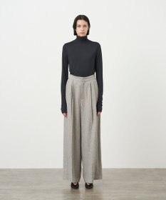 ATON LINEN RAMIE TOP | ワイドパンツ