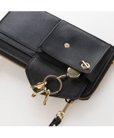 UNBILLION カシュカシュ cachecache / リールキー付きウォレットショルダーバッグ