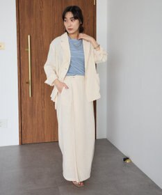 CRAFT STANDARD BOUTIQUE リネンライクラップ風スカート