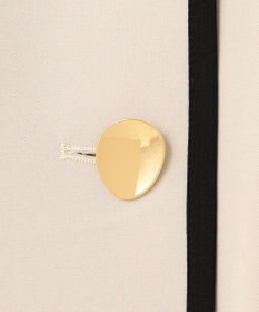 Feroux 【洗える】バイカラートリム ジャンパースカート