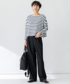 23区 【Oggi3月号掲載/セットアップ対応】ライトクロス ワイドパンツ