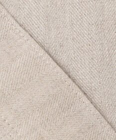 uncrave ヘリンボーン リネン ブルゾン（uncrave WHITE）