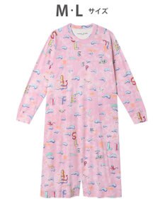 tsumori chisato SLEEP ツモリチサト ルームウエア ネグリジェ 綿100%(本体) 長袖 ロング丈 ロンパース ラグランスリーブ レディース UNX502 /ワコール
