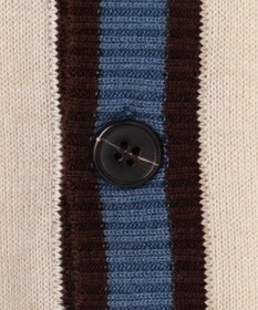 J.PRESS YORK STREET 【UNISEX】ハイゲージライン カーディガン