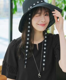 Tiaclasse 【選べる着丈・新色追加】ギャザーランタンスリーブワンピース