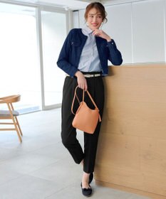 Tiaclasse ノーカラーデニムジャケット