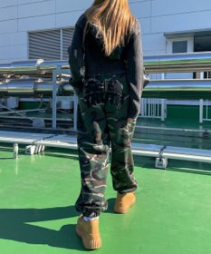 WEGO 【ウエストゴム】ヒップロゴスウェットパンツ