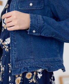 Tiaclasse ノーカラーデニムジャケット