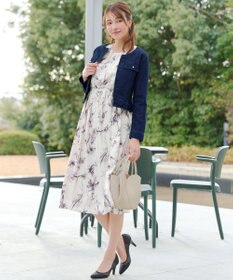 Tiaclasse ノーカラーデニムジャケット