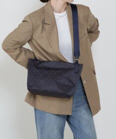 russet ナイロンジャガード2WAYワンハンドルトートバッグ(SF-268)
