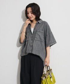 Green Parks 半袖シアーデニムシャツ