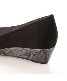 MODE ET JACOMO <MODE ET JACOMO>【全天候対応】ポインテッドウェッジソールレインパンプス