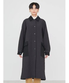 AMERICAN HOLIC キルポカ異素材Ｍｉｘロングコート