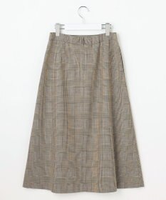 J.PRESS LADIES L モナベールツイル チェック フレア スカート