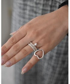 yoaa シルバー925　ジャギットリング