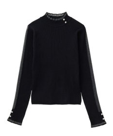 Green Parks ・ｓｗｉｎｇ　ｂｙ　シフォンフリルリブハイネック