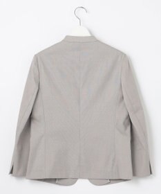 J.PRESS LADIES 【セットアップ対応・洗える・撥水・防汚】コットンFITTYシャーク ノーカラー ジャケット