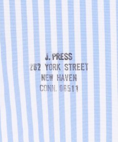 J.PRESS MEN 【AaronChang】【UNISEX】コットンタイプライター ストライプ シャツ / B.D. / Baggy-Fit