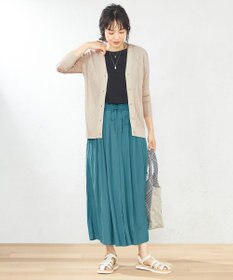 ANY 【UVケア】ミドルレングス カーディガン