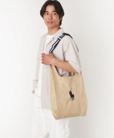 MOONBAT POLO RALPH LAUREN(ポロ ラルフローレン)ベルト付きレインバッグ　ポロポニー刺繍