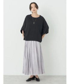 earth music&ecology シャイニーギャザースカート