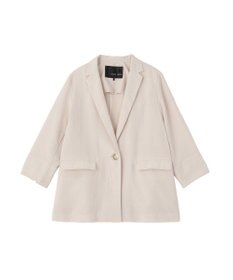 YECCA VECCA マシンウォッシャブルリネンライクジャケット