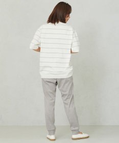 JOSEPH ABBOUD MOUNTAIN 【SPACE／UNISEX】OGコットンストレッチボーダー ニットTシャツ