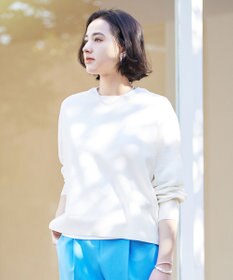 UNFILO 【洗える】リネンリンクスメッシュ　プルオーバー