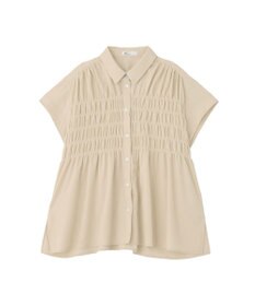 CRAFT STANDARD BOUTIQUE シャーリングショートスリーブブラウス